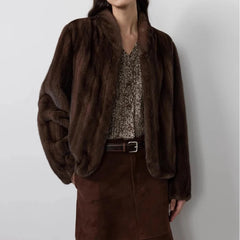 Chic Y2K Soft Faux Fur Coat Jacket