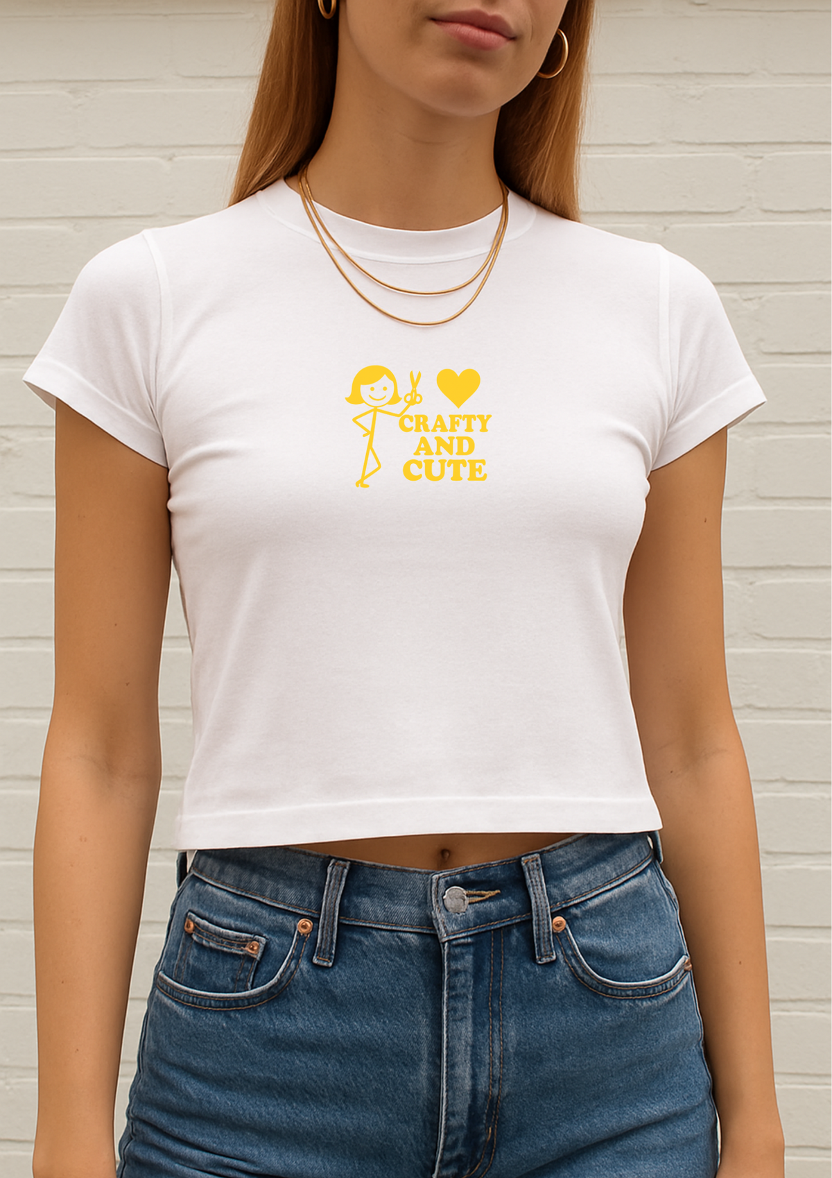 Cute and Crafty Graphic Baby Tee