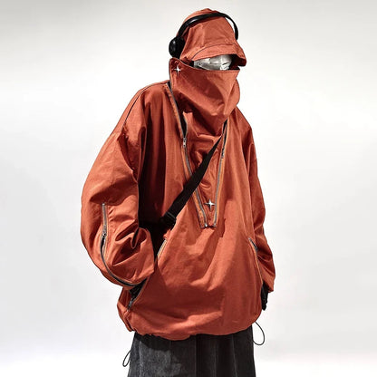 Cyber Y2K Futuristic Coat