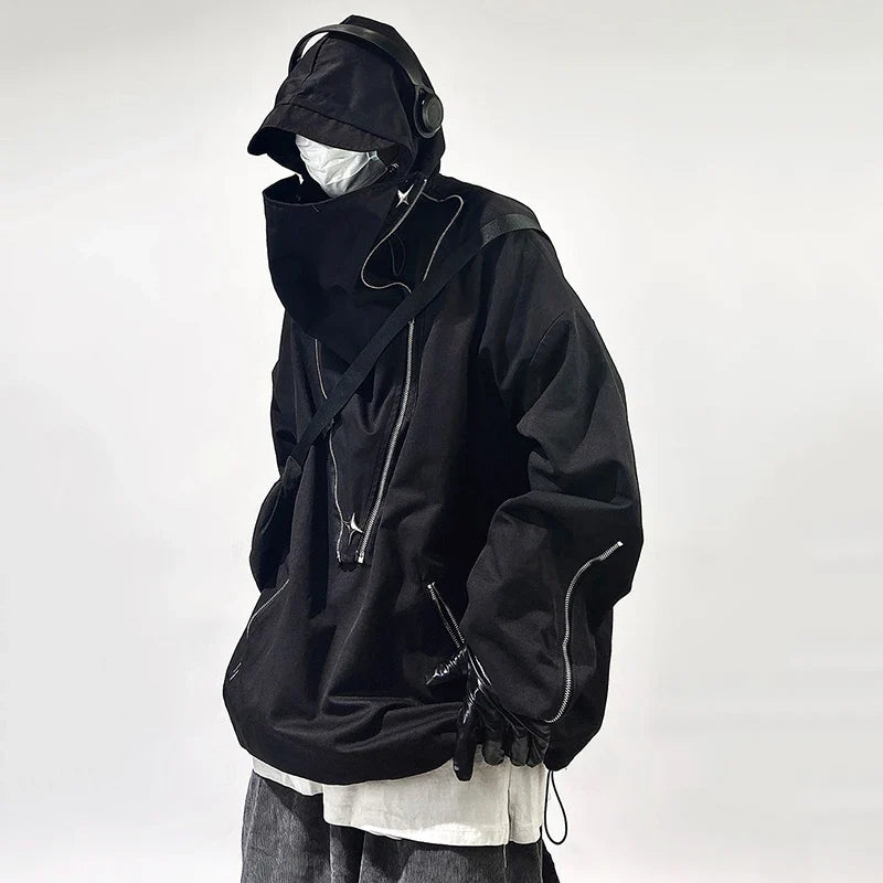 Cyber Y2K Futuristic Coat