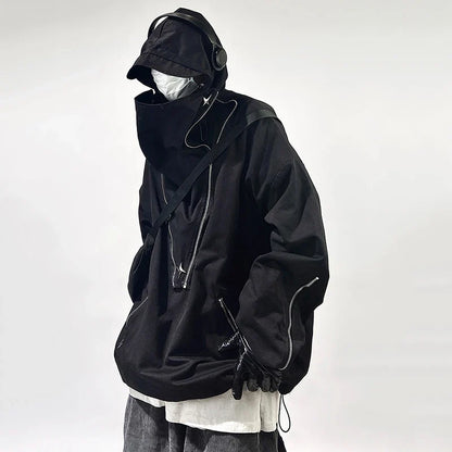 Cyber Y2K Futuristic Coat