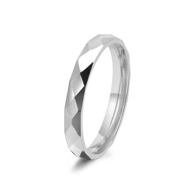 Dainty Thin Rhombus Ring