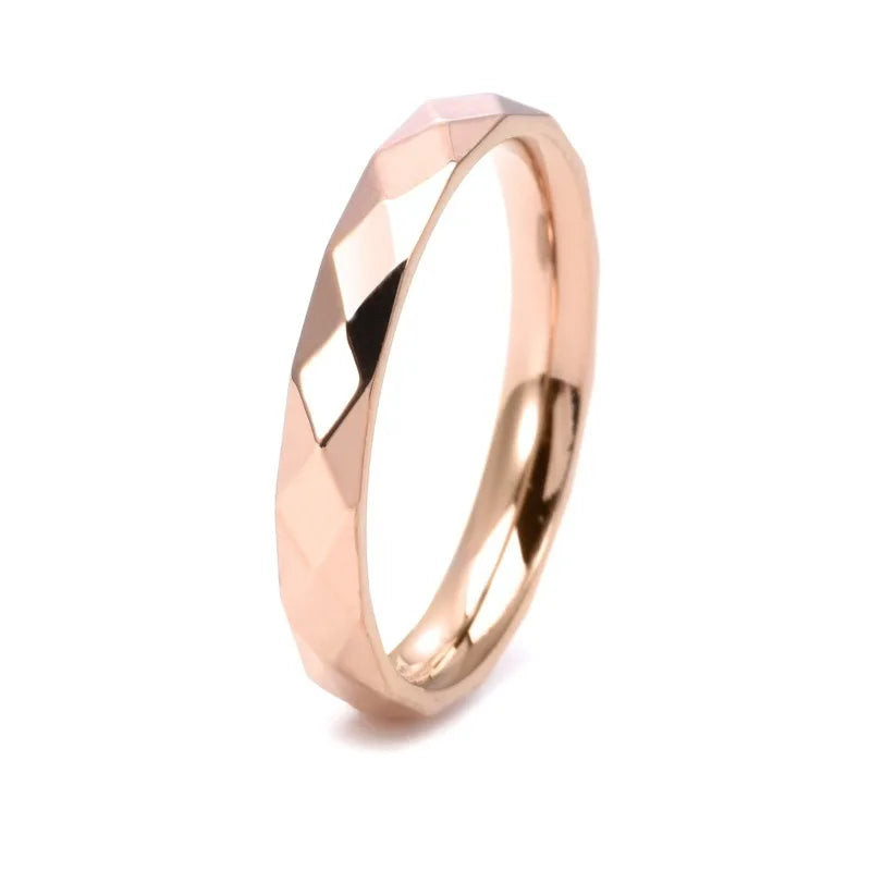 Dainty Thin Rhombus Ring
