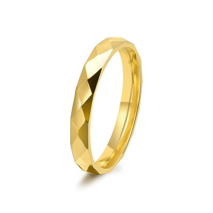 Dainty Thin Rhombus Ring