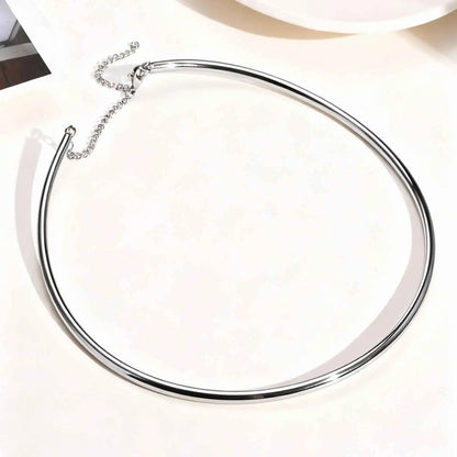 Dainty Y2K Solid Choker Necklace