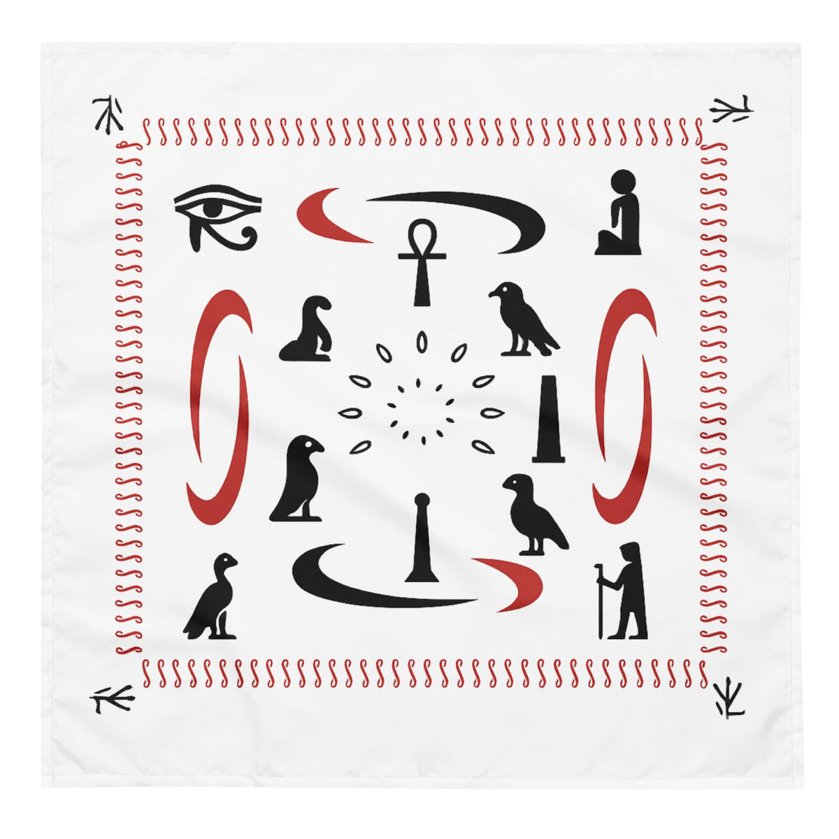 Egyptian Hieroglyphs Bandana