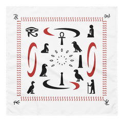 Egyptian Hieroglyphs Bandana