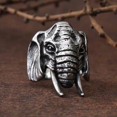 Elephant Head Ring