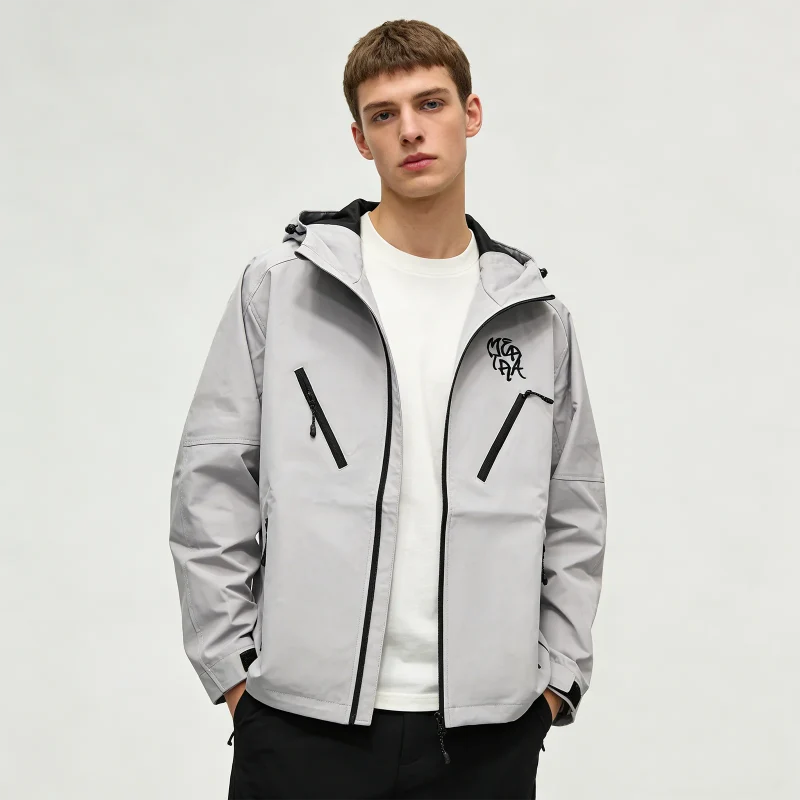 Embroidered Y2K Waterproof Windbreaker Jacket