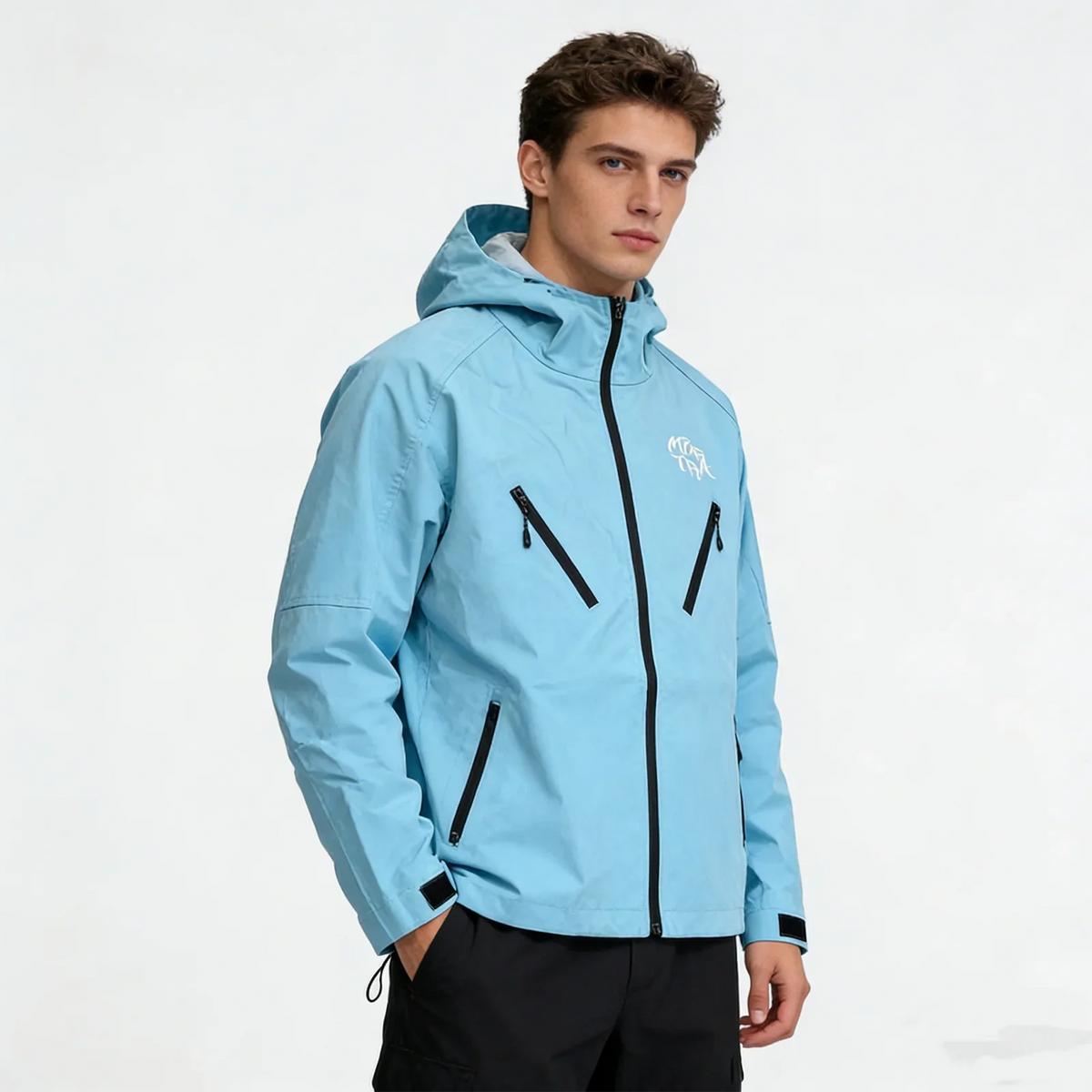 Embroidered Y2K Waterproof Windbreaker Jacket