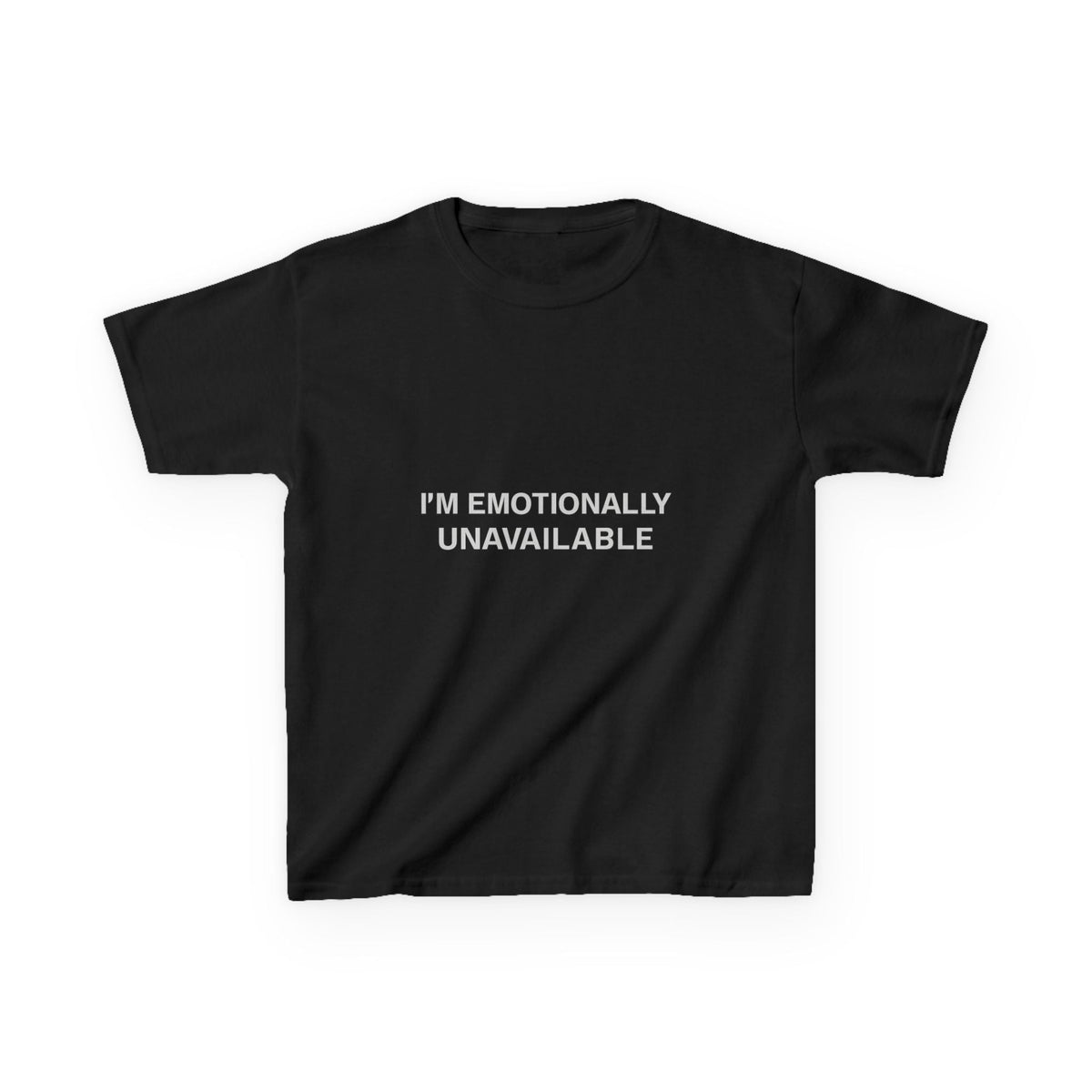 Emotionally Unavailable Graphic Baby Tee