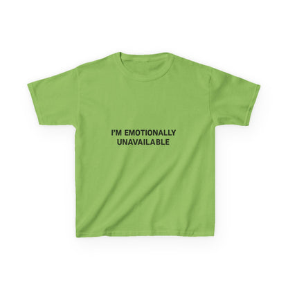 Emotionally Unavailable Graphic Baby Tee