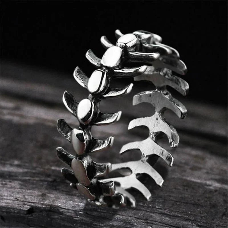 Vertebrae Band Ring