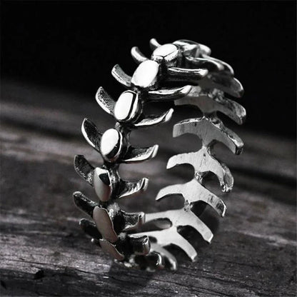 Vertebrae Band Ring