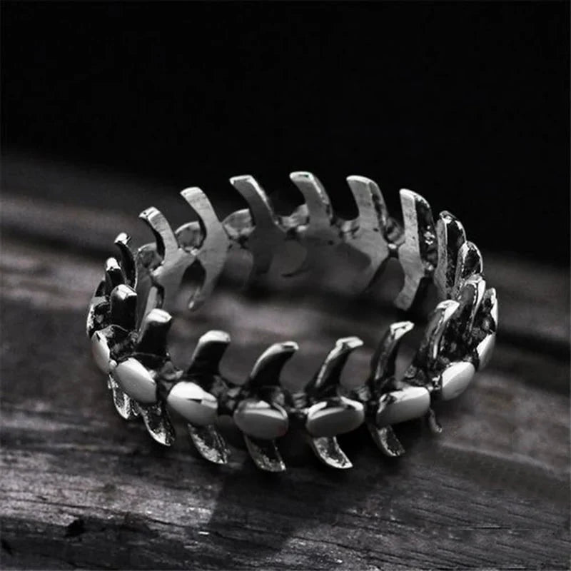 Vertebrae Band Ring