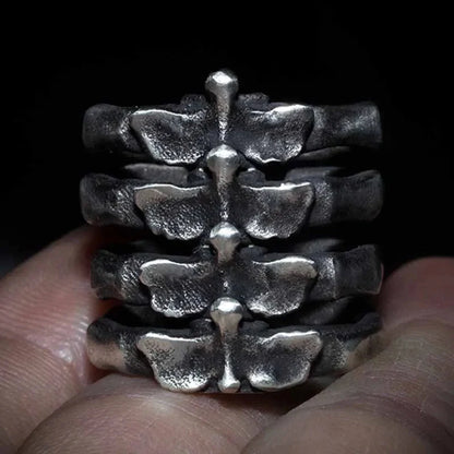 Vertebrae Band Ring