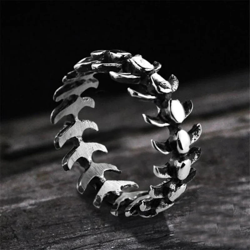 Vertebrae Band Ring