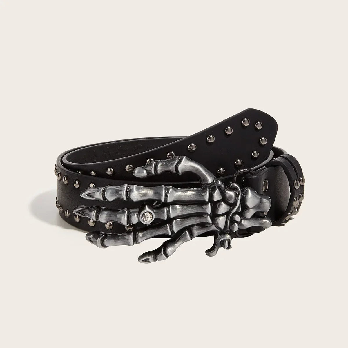Gothic Y2K Skeleton Buckle Belt