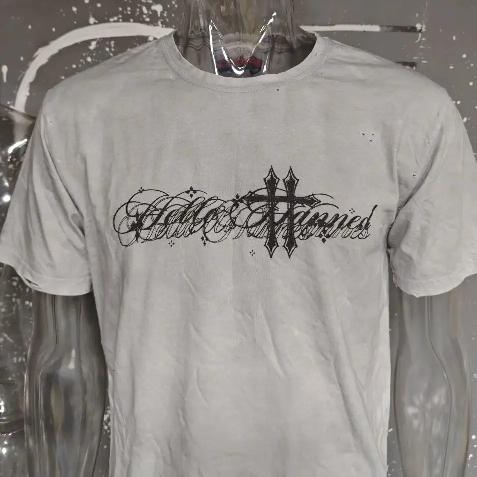 Grunge Y2K Retro Graphic Distressed Washed T Shirt