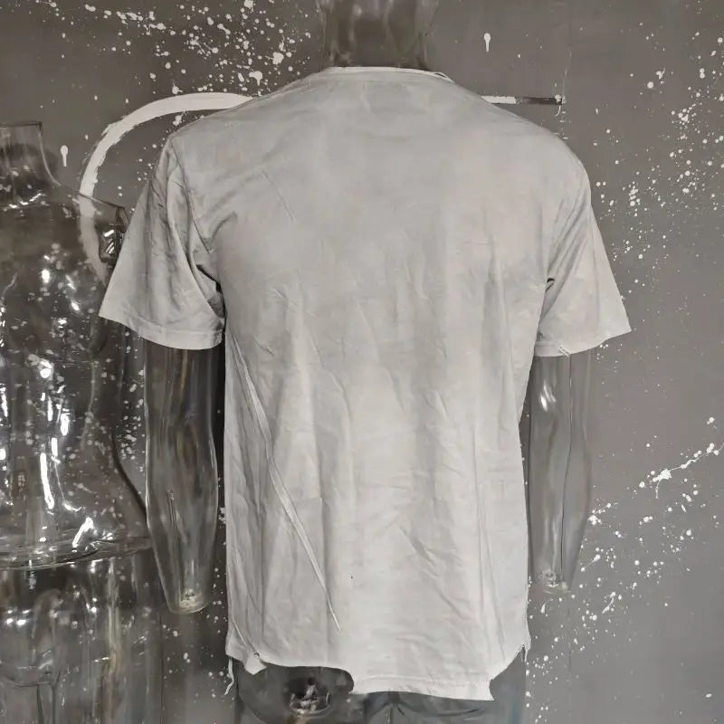 Grunge Y2K Retro Graphic Distressed Washed T Shirt