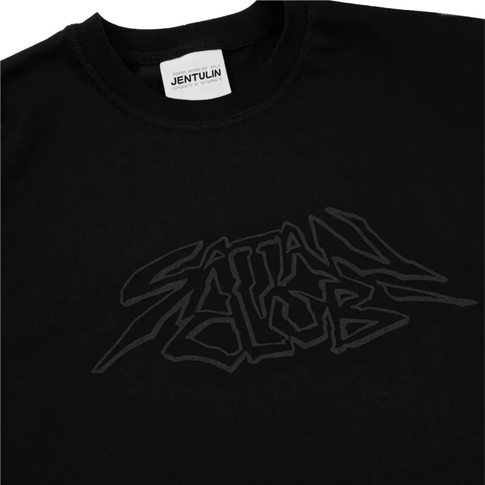 Y2K Satan Club Graphic Print Long Sleeve Top T-Shirt