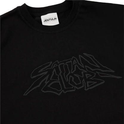 Y2K Satan Club Graphic Print Long Sleeve Top T-Shirt