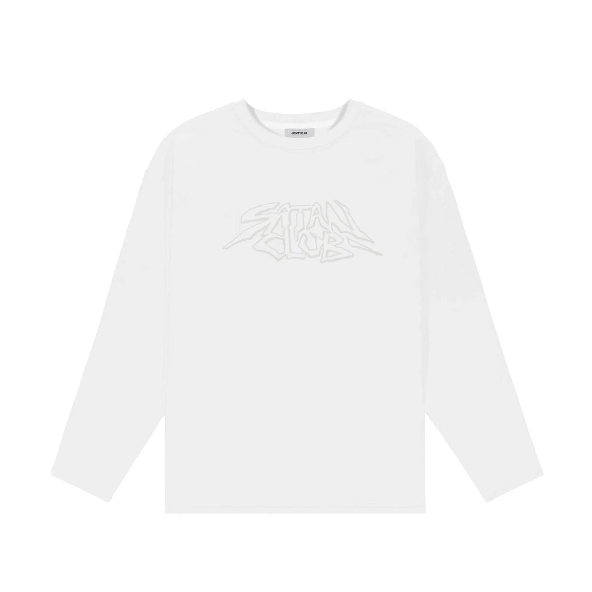 Y2K Satan Club Graphic Print Long Sleeve Top T-Shirt