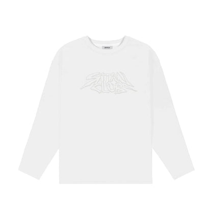 Y2K Satan Club Graphic Print Long Sleeve Top T-Shirt
