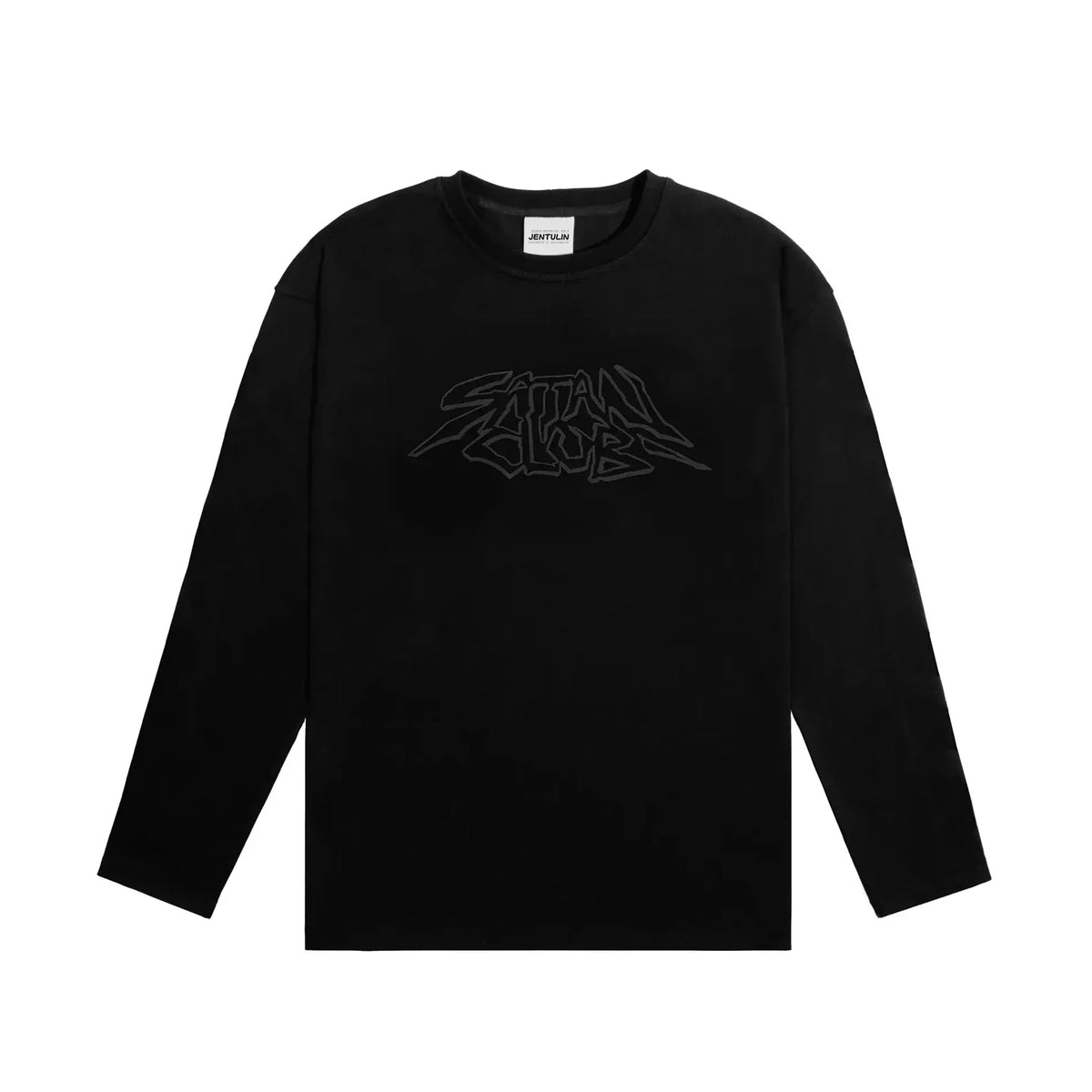 Y2K Satan Club Graphic Print Long Sleeve Top T-Shirt