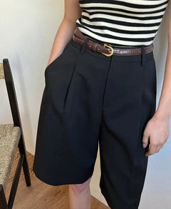 High Waist Y2K Bermuda Shorts