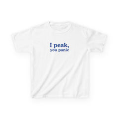 I Peak, You Panic Brat Baby Tee