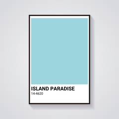 Island Paradise Color Poster