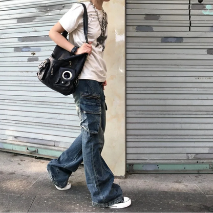 Japanese Grunge Y2K Rockstar Graphic T Shirt