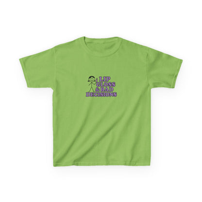 Lip Gloss & Bad Decisions Graphic Baby Tee