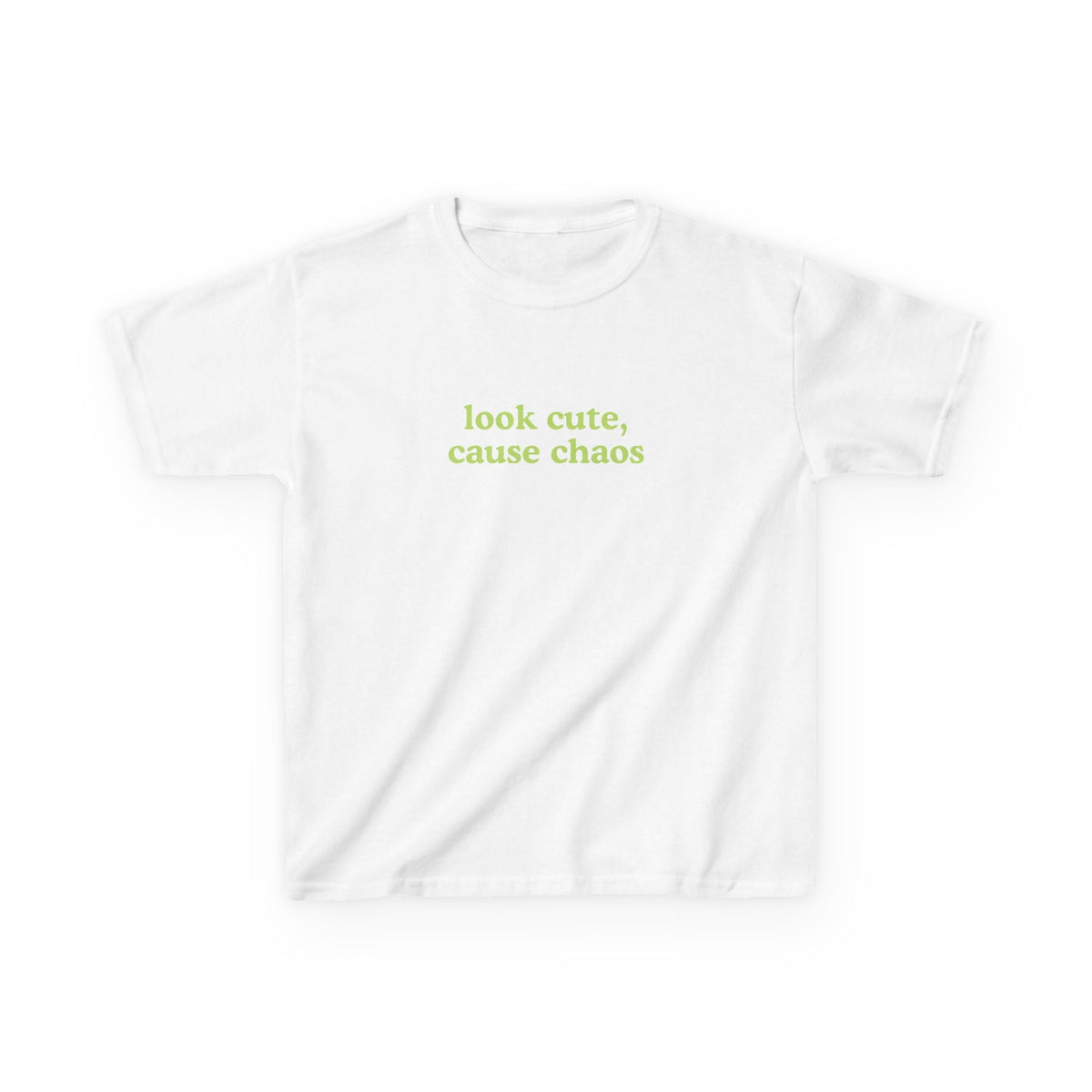 Look Cute Cause Chaos Brat Baby Tee