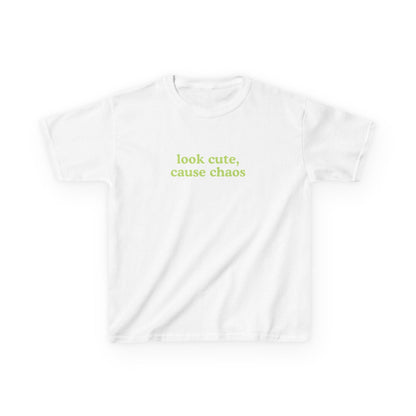 Look Cute Cause Chaos Brat Baby Tee