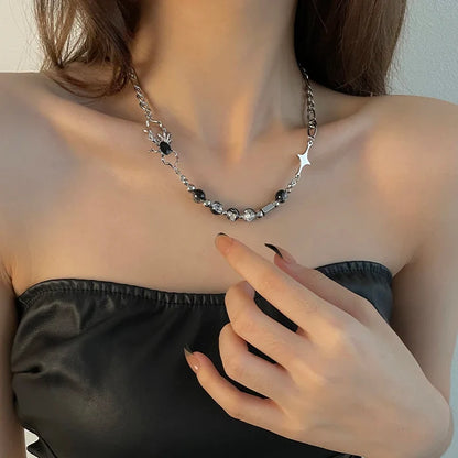 Matching Spider Necklace and Band