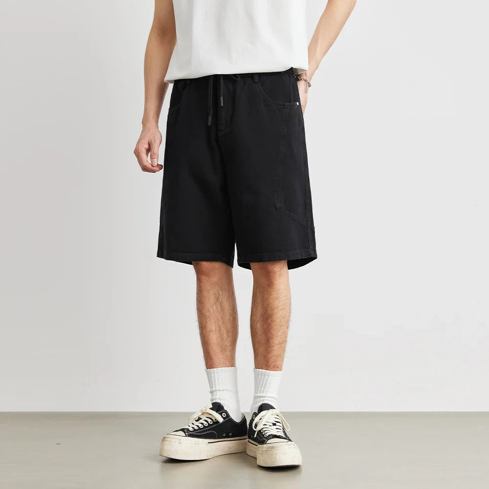 Mens Cotton Y2K Jort Length Shorts
