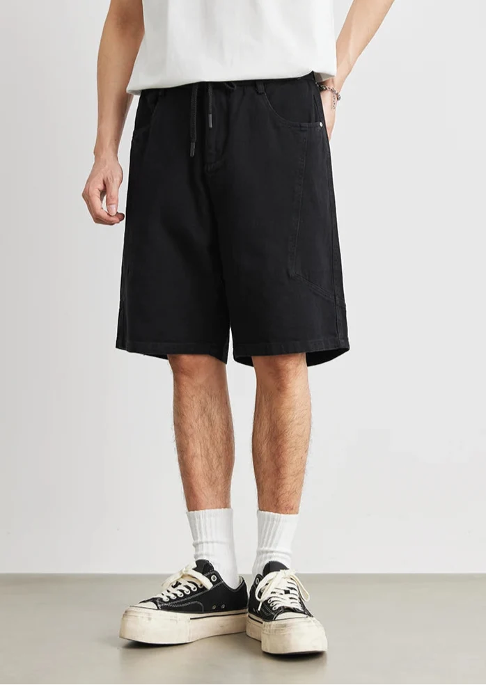 Mens Cotton Y2K Jort Length Shorts