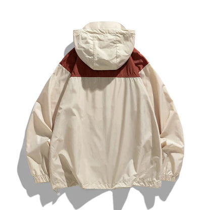 Mens Y2K Lightweight Windbreaker Jacket