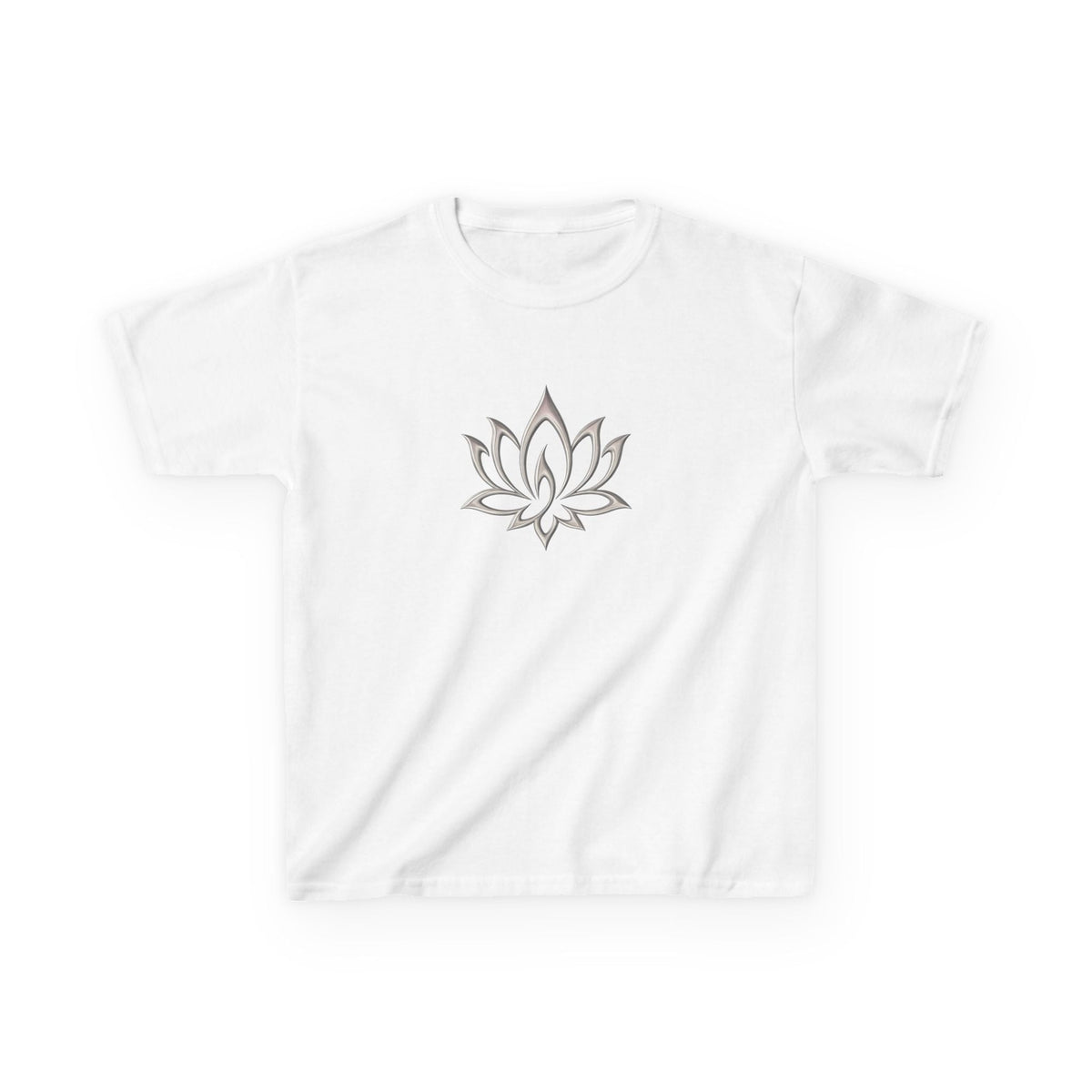 Metal Lotus Graphic Baby Tee