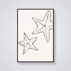 Minimalist Starfish Poster