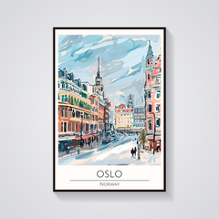Oslo Cityscape Poster
