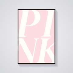 Pink Aesthetic Poster