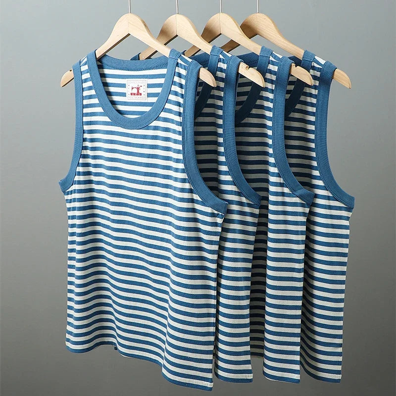 Retro Y2K Striped Tank Top