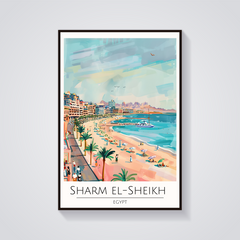 Sharm El-Sheikh Beach Poster