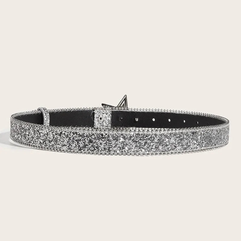 Star Buckle Y2K Rhinestone Belt