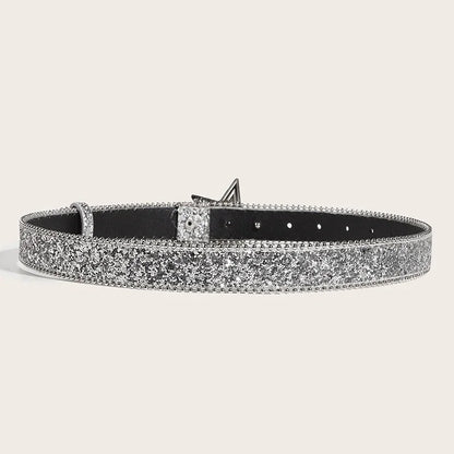 Star Buckle Y2K Rhinestone Belt