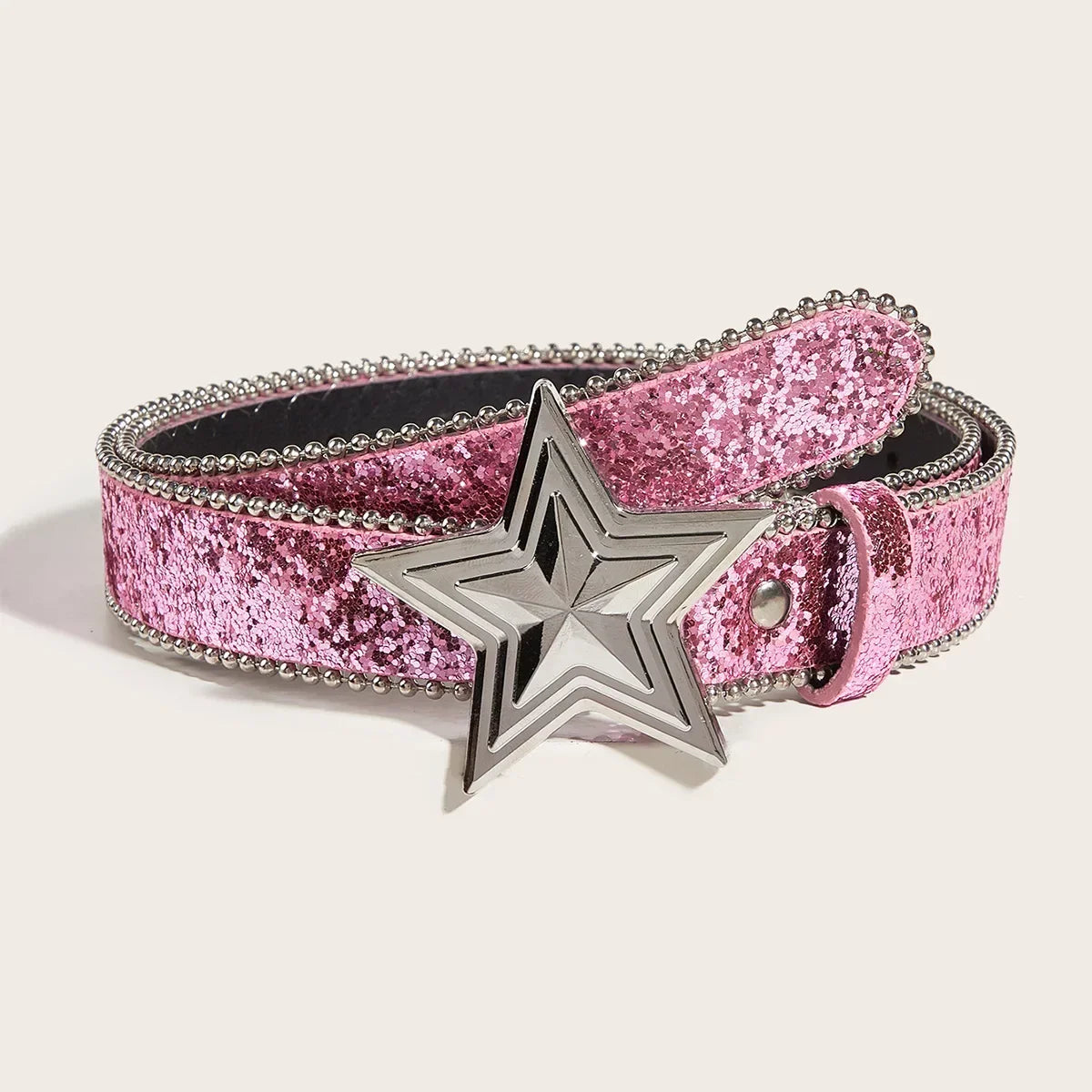 Star Buckle Y2K Rhinestone Belt