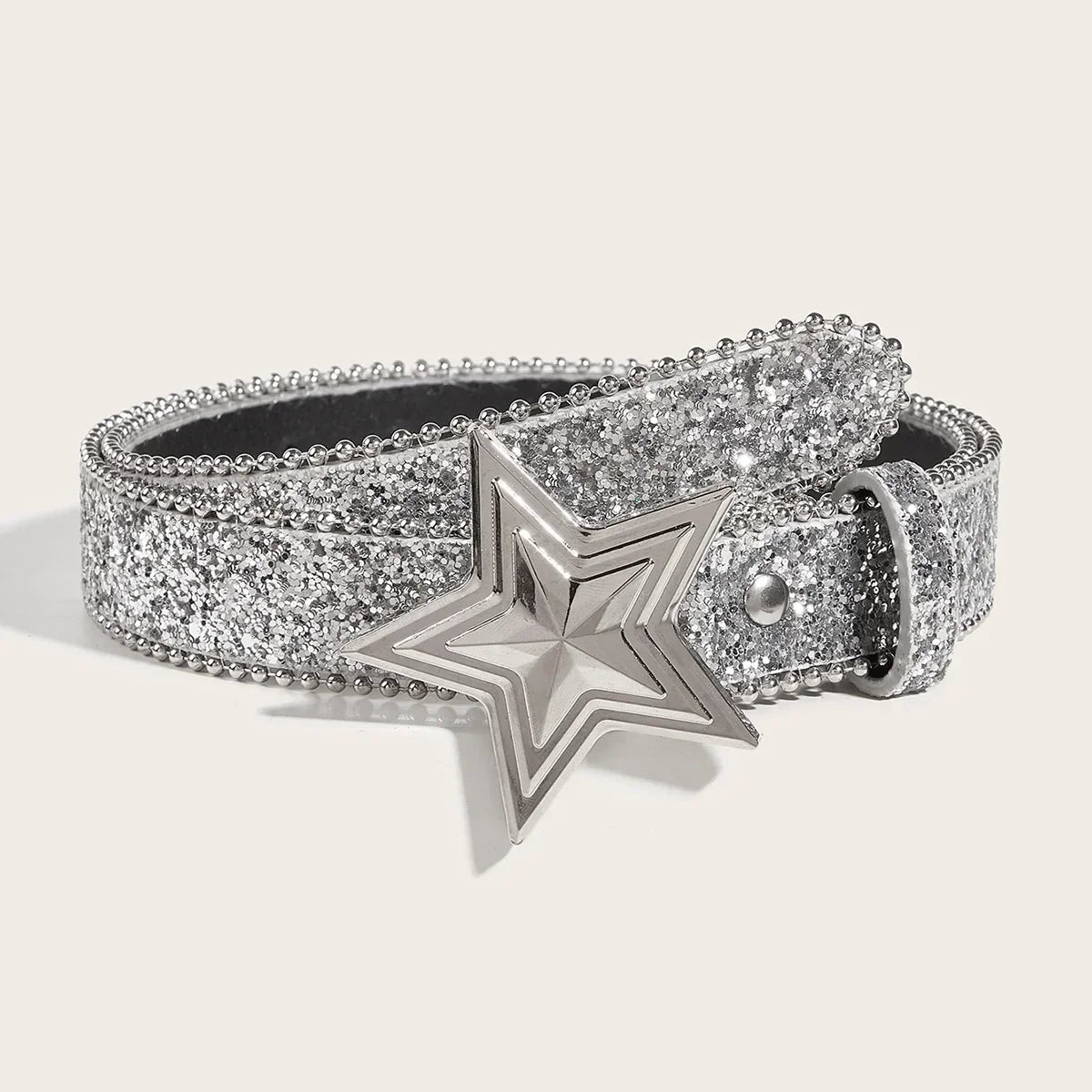 Star Buckle Y2K Rhinestone Belt